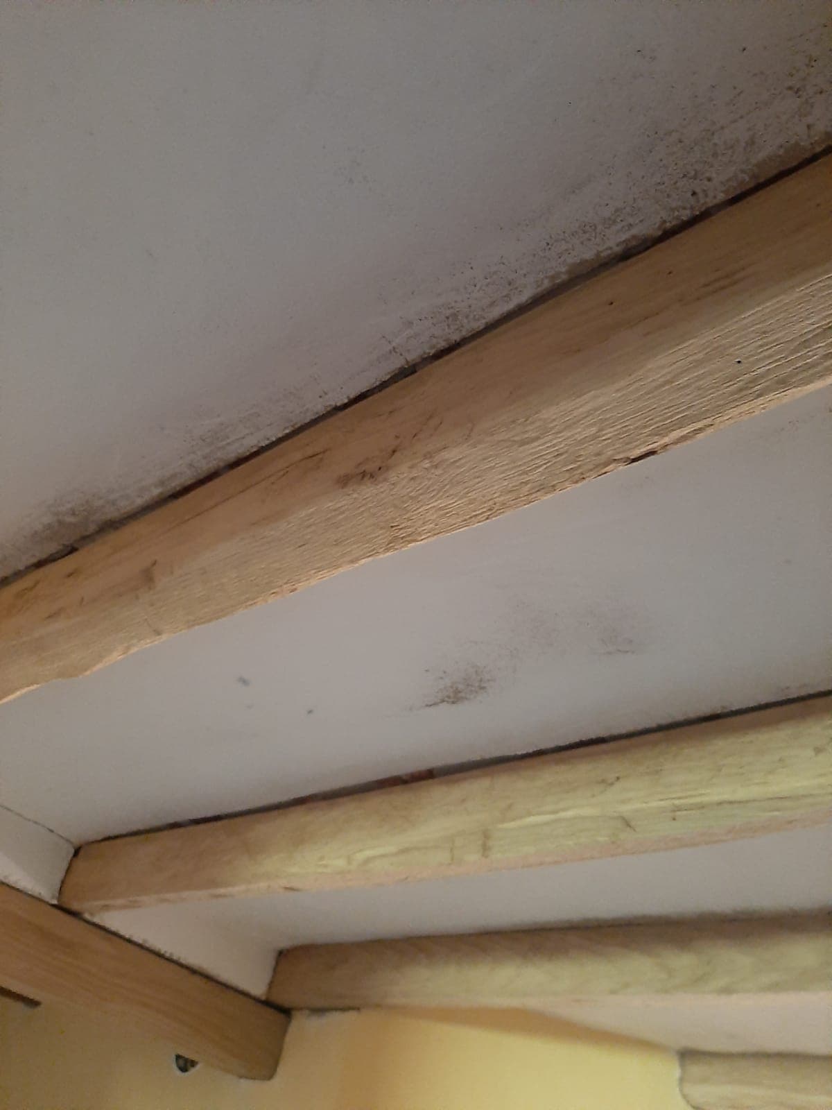 Proceso de decapado de vigas y techo de madera